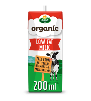 Arla Organic Low Fat 200ml