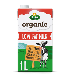Arla Organic Low Fat 1L