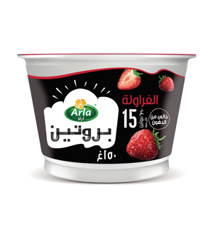 آرلا بروتين زبادي بنكهة الفراولة 150 غ