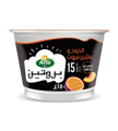 زبادي بنكهة الخوخ والباشن فروت 150 غ