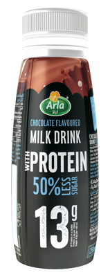 Protein Chocolate Flavored Milk Drink 50% Less Sugar 250ML