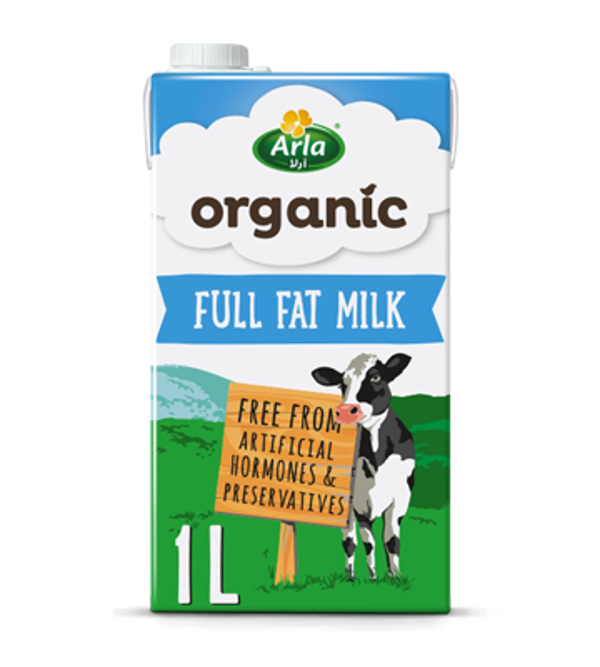 Arla Organic Full Fat 1l 