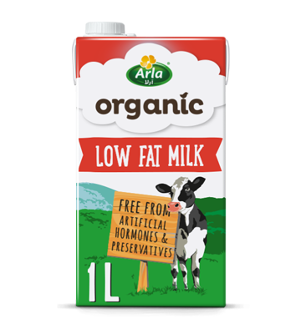 Arla Organic Low Fat 1L | Arla Foods