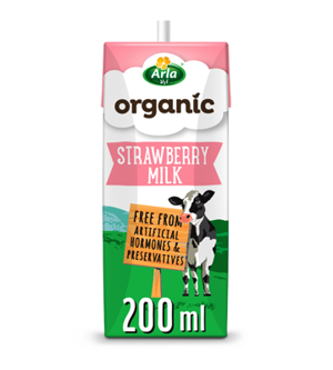 Arla Organic Strawberry 200ml