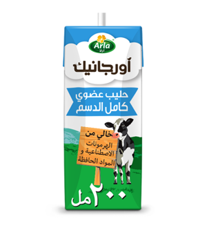 حليب آرلا العضوي كامل الدسم 200ml