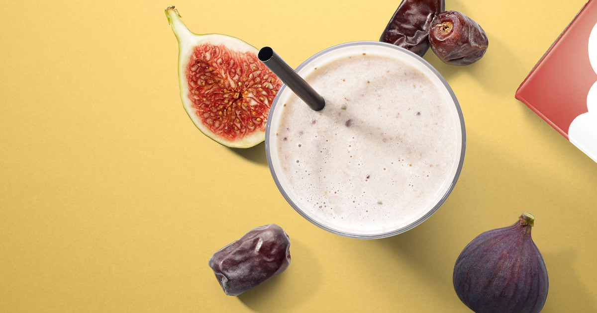 Fig & Dates milk smoothie Arla Foods