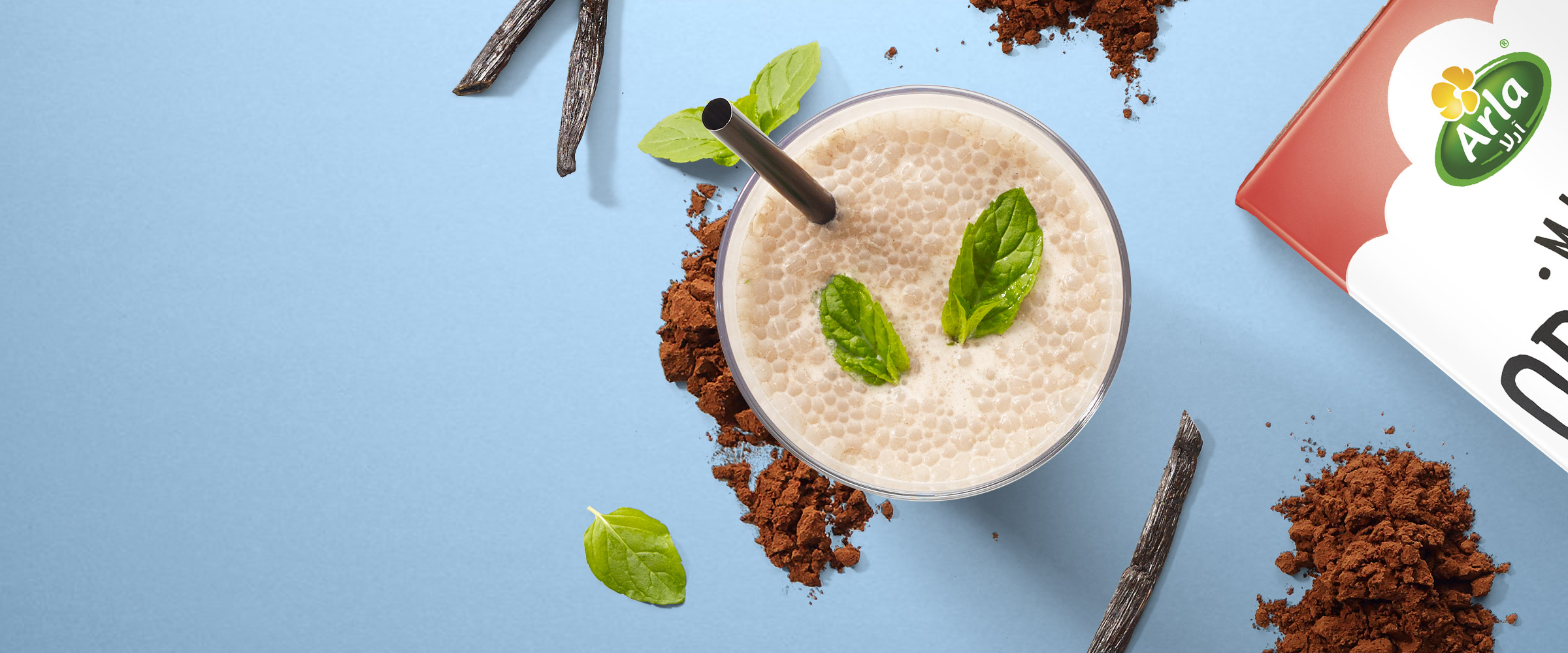 Minty Chocolatey Milk Smoothie | Arla Foods