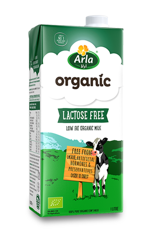 Arla Organic Lactose Free Milk 1L Arla Foods
