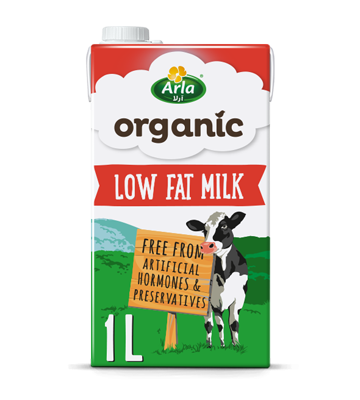 Arla Organic Low Fat 1L